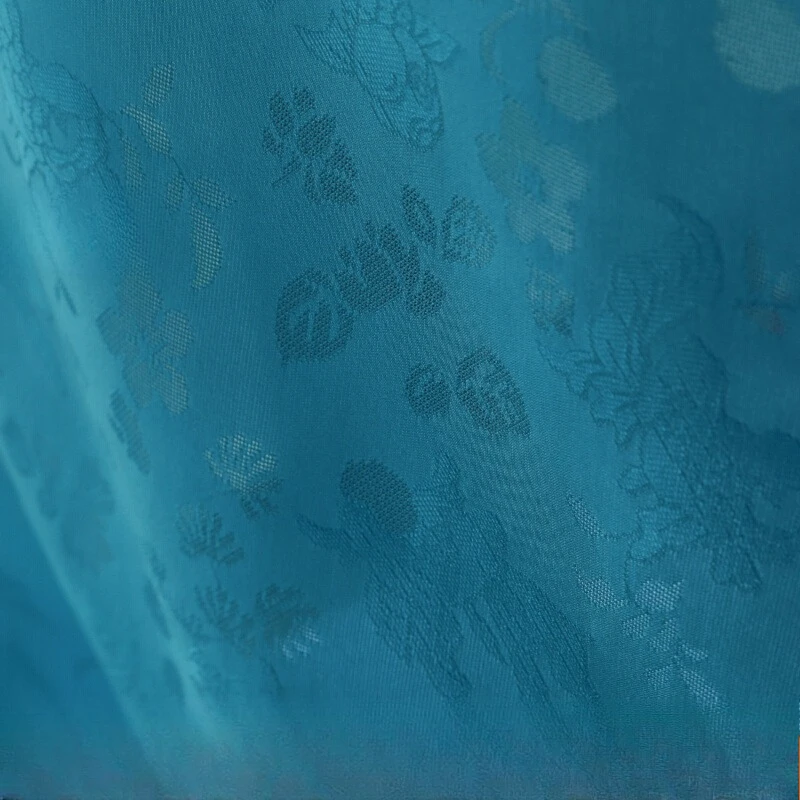 

Seagrass Goldfish Silk Fabric Chinese-Style Flower Gauze Jacquard Textured For Qipao Traditional Clothing High Quality Designer