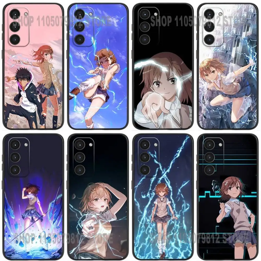 

A Certain Scientific Railgun Phone Case For Samsung Galaxy A32,21s,22,31,52,53,72,73,Note20,8,9,10 Soft Silicone Black Cover