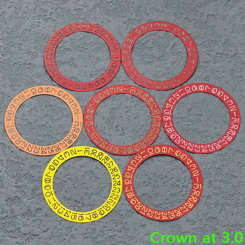 

NH35 NH36 Date Dial Patch Date at 3.0H Fits For NH35 NH36 Japan Automatic Mechanical Movement NH35 Date Dial Wheel Paste Tablets
