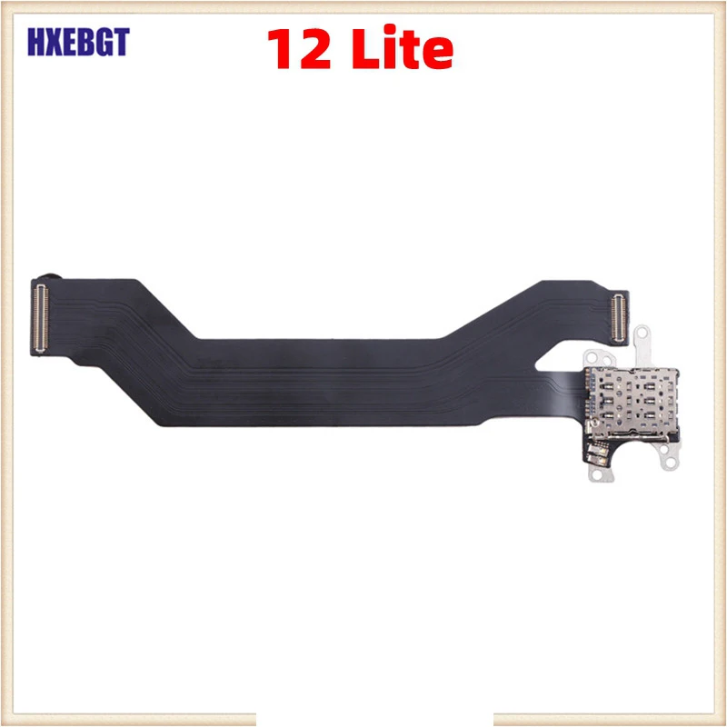 For Xiaomi 12 Lite  Sim Card Reader Flex Cable 12Lite Motherboard Flex Cable Smartphone Replacement Parts