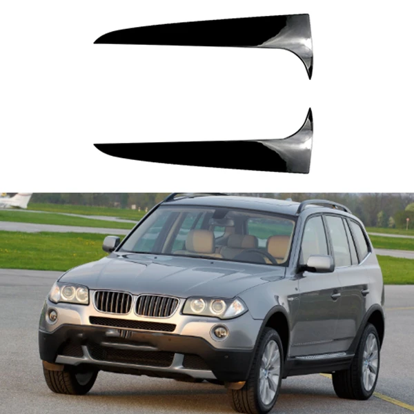 Rear Behind Window Spoiler Side Strip Cover Trim for BMW X3 F25 2011-2017 Exterior Refit