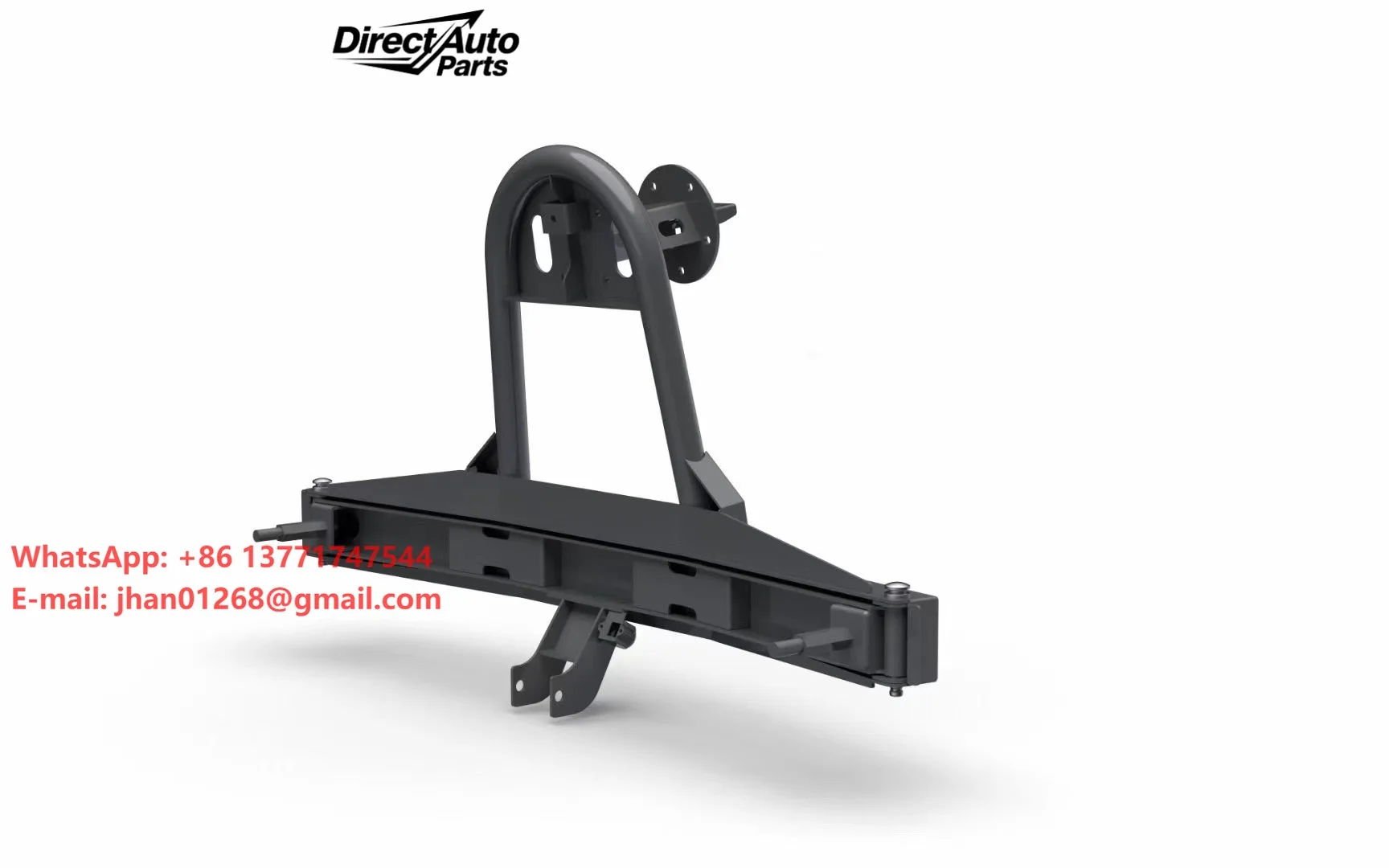 Off-Road Modification Replacement Parts: Cayenne 958 Spare Tire Rack, Tow Bar, and Rear Bumper Kit