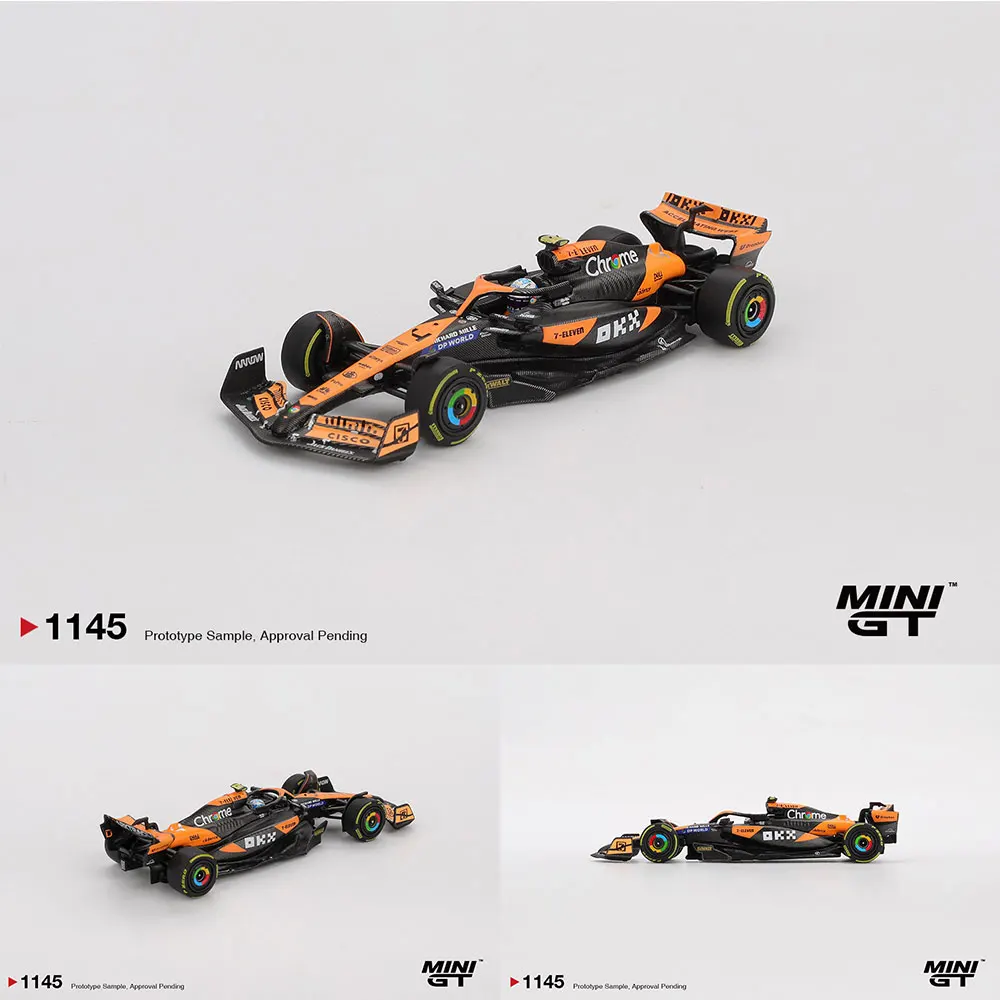 PreSale MINIGT 1/64 Diecast Model Car McLaren MCL38  Lando Norris 2024 F1 &Oscar Piastri 2024 F1 B High Performance Model