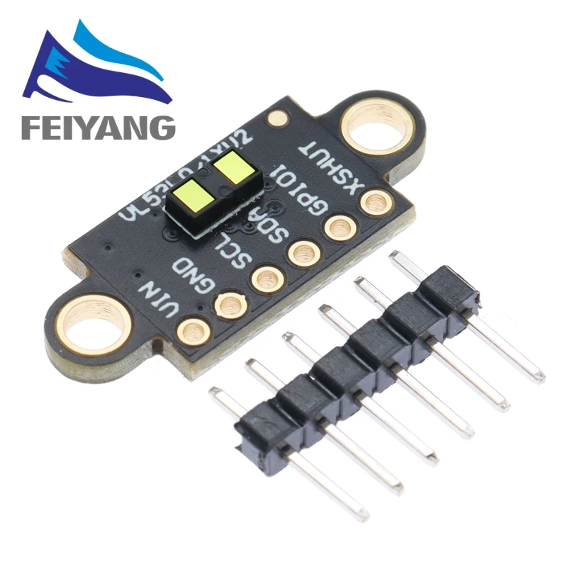 1PCS VL53L1X VL53LO Laser Ranging Flight Time Sensor Module Distance 400cm Measurement Extension Board Module CJMCU-531