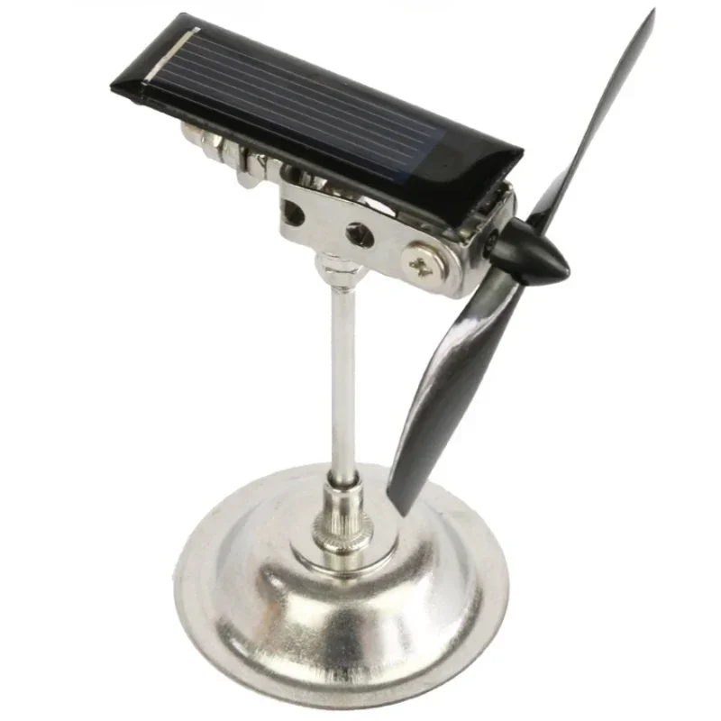 Solar Windmill Model DIY Creative Ornament, Mechanical Assembly Kit