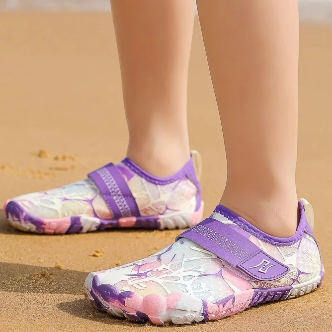 

Детская летняя мягкая бота Beach oes для улицы, противоскользящая, легкая, без шнуровки, походная камера, дорожное снаряжение