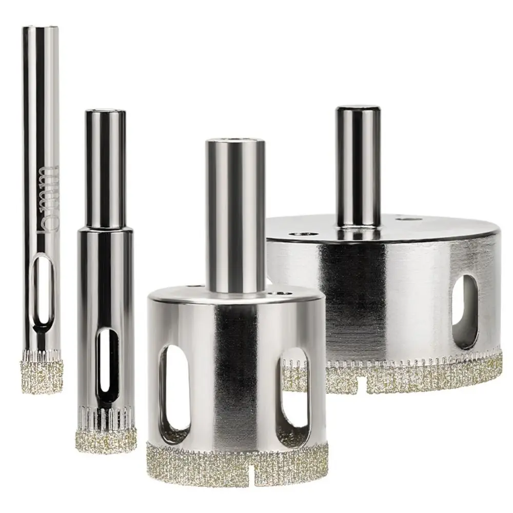 Groot formaat diamantpons Gegalvaniseerd bit Diamantgecoate glazen pons Hard staal Roestvrij staal Tegelmuurpons Keramisch werk