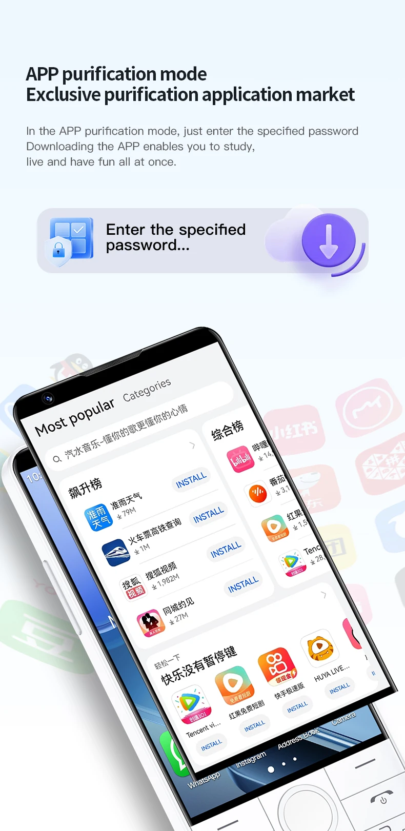 NEW DOOV R70 Pro 4G Smart Touch Keyboard Google Phone 4" IPS 6GB+128GB Android14 16mp 2600mAh Whatsapp Multi Language Cellphone