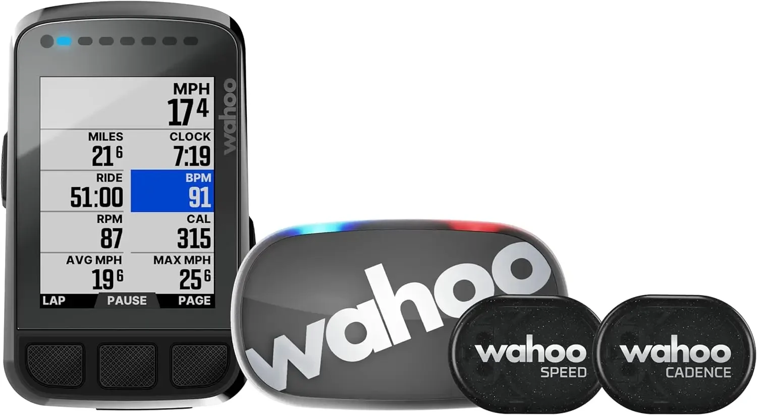 

Wahoo ELEMNT Bolt V2 GPS Cycling/Bike Computer Bundle