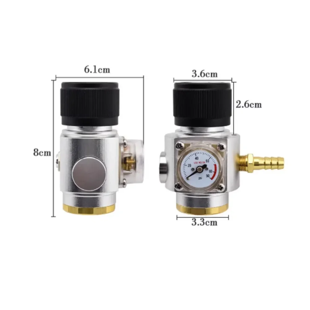 Beer Inflation Adapter Mini CO2 Cartridge Refillable Cartridges 3/8-24 UNF Thread for Homebrewing Coffee Soda Juice Drinks