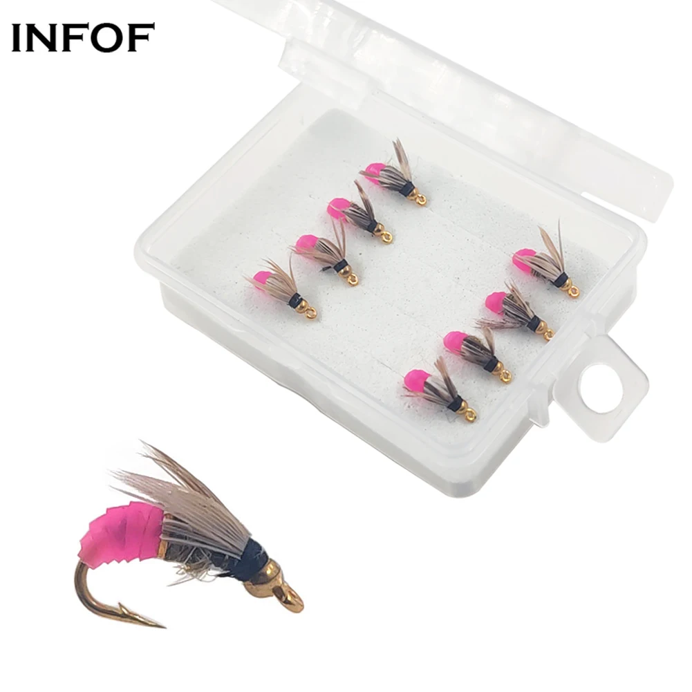 

8 шт./коробка, искусственные насекомые, 12 #