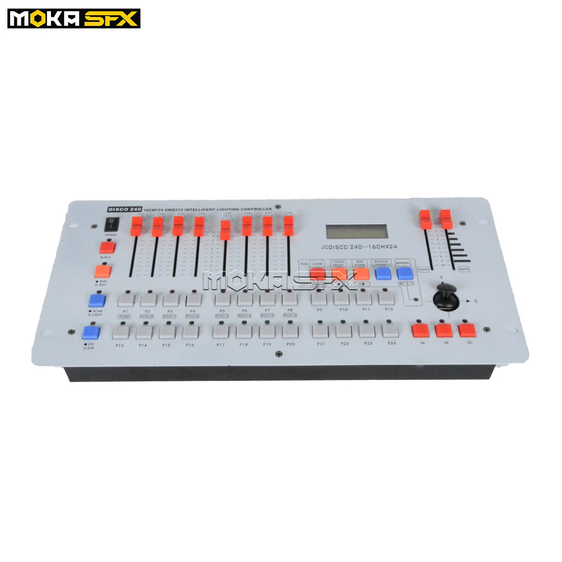 moka disco 240 dmx scanner console de controle sem fio dmx 240 controlador para equipamentos profissionais iluminacao palco controlador dj 01