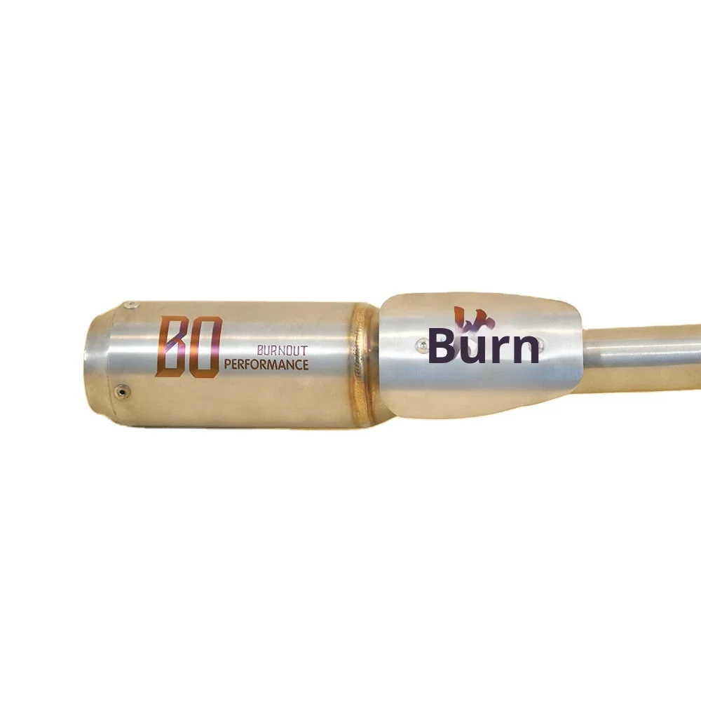 For CF MOTO 450Sr Modified Exhaust Pipe High-Position Dual Outlet Full Titanium Alloy Exhaust 4