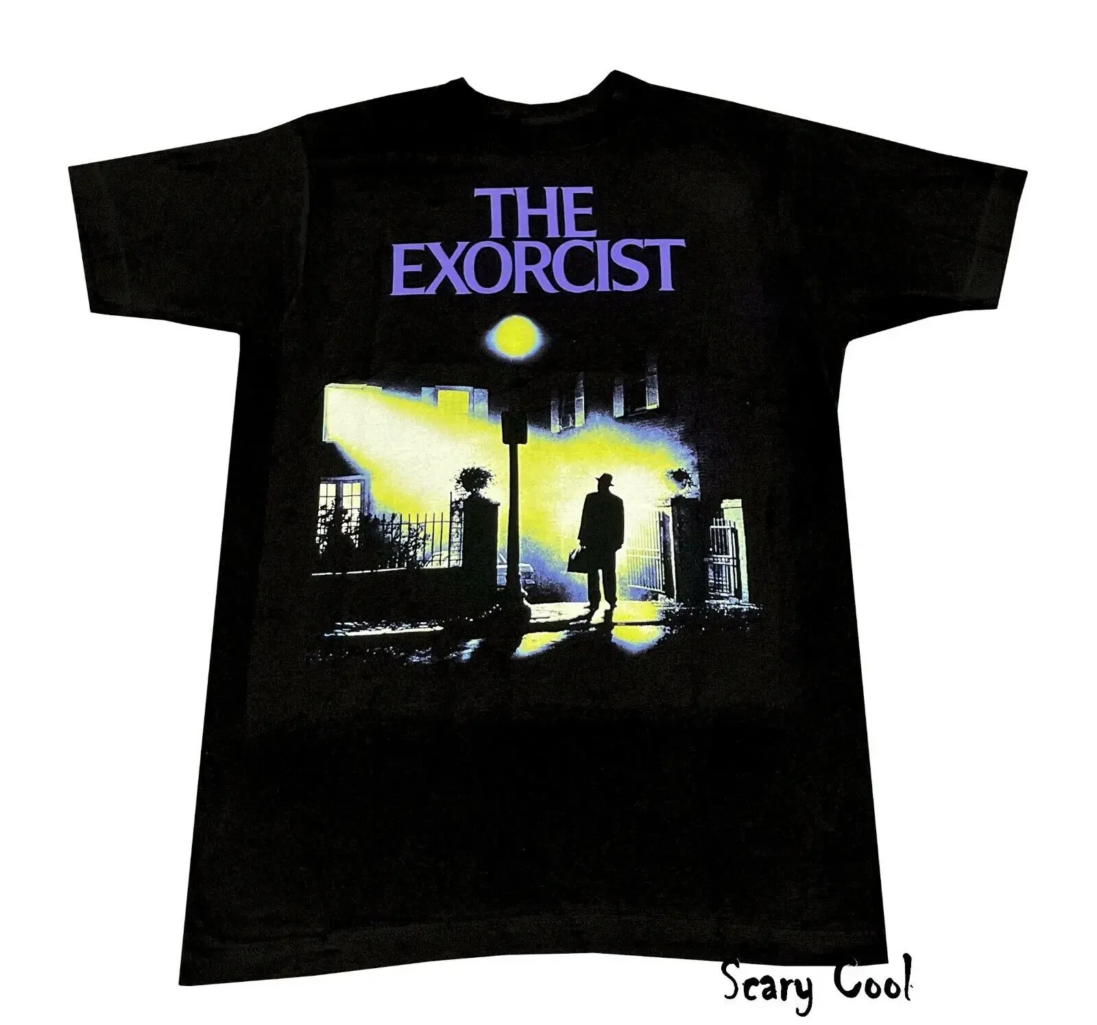 جديد ملصق طارد الأرواح الشريرة 1973 فيلم رعب رجل خمر تي شيرت