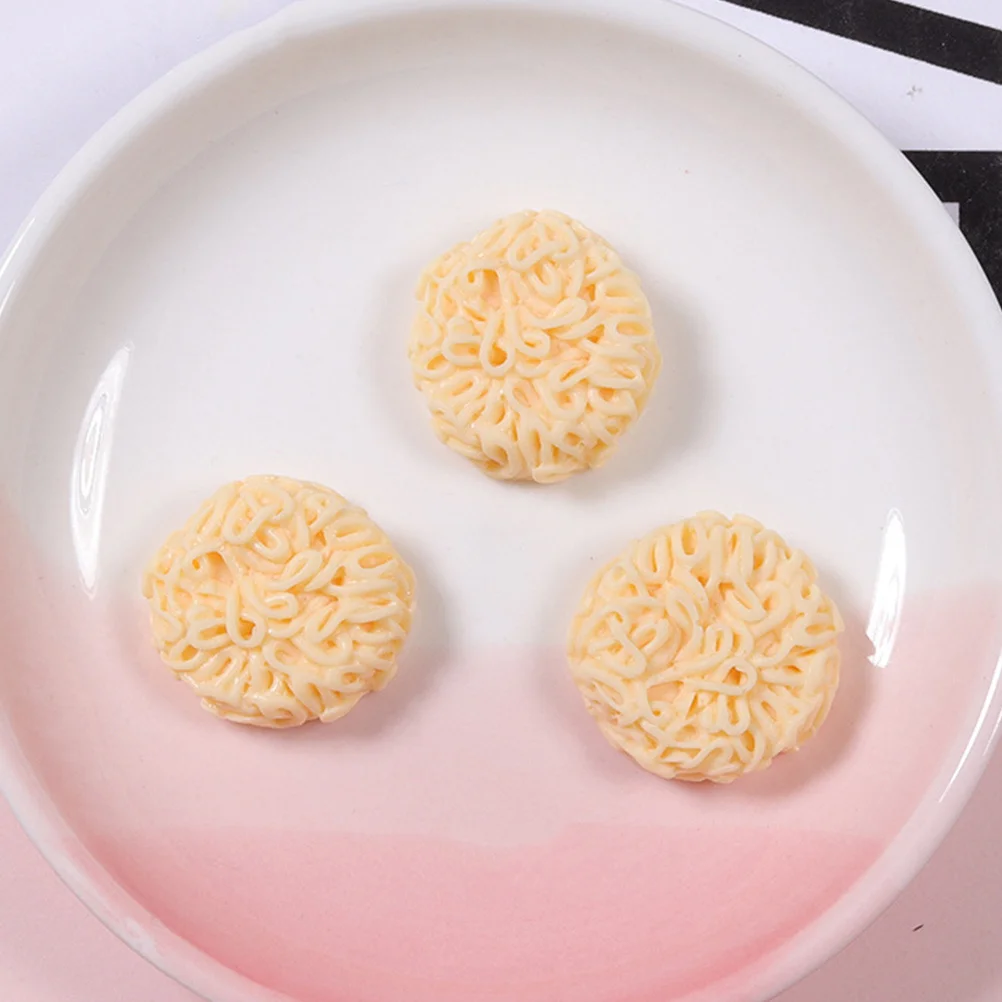 

24pcs Noodles Realistic Fake Food Prop For Mini Mini Instant Decor Kitchen Accessories Pretend Play