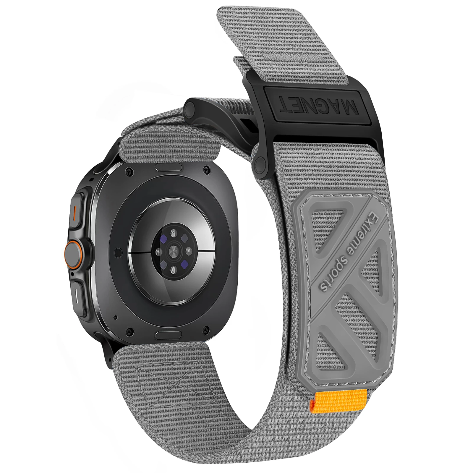Das Armband ist für das handgewebte Sport-Magnet-Nylonarmband Samsung Galaxy Watch Ultra 47 mm geeignet.