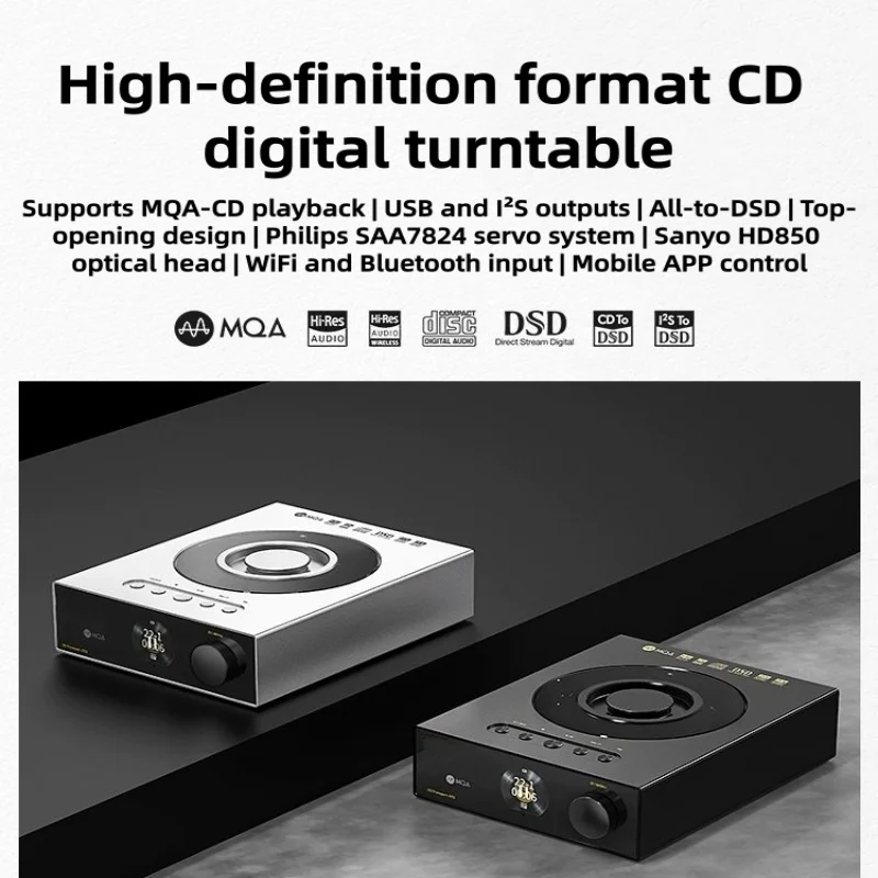 EH3 Desktop DAC AMP Streamer ES9039SPRO 4* OPA1612 Chip Hi-Res Audio ET3 HIFI CD Transport Player  Bluetooth 5.0  USB/I2S Output