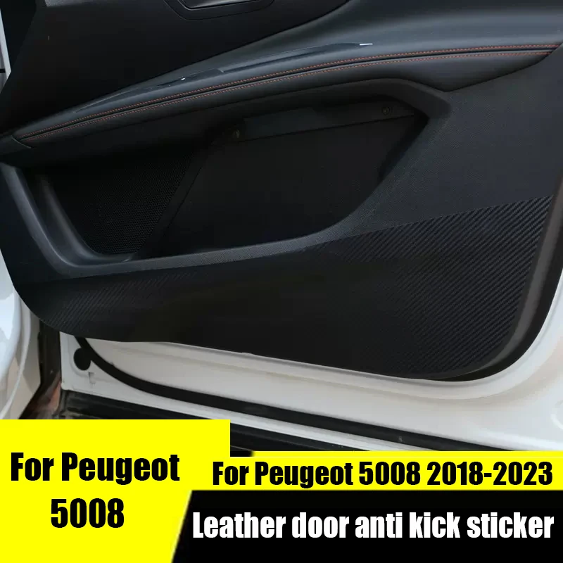 

Дверная Противоударная Накладка для Peugeot 5008 2023 2022 2021 2020 2019 2018, декоративные аксессуары
