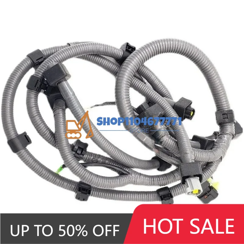 Excavator Parts SK200 210 250 260 330 350 -8 Engine J05/J08 Heat Resistant Engine Harness Accessories
