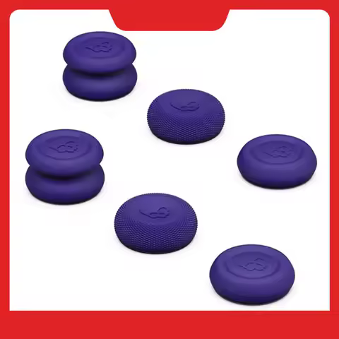 6PCS Thumb Stick Grip Cap Cover Accessories For ROG Ally/Steam Deck Joystick Cap FPS/TPS Silicone Non-Slip Thumbstick Case C