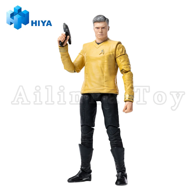 [Pre-Order]HIYA 1/18 4inch Action Figure Exquisite Mini Series Star Trek Strange New Worlds Pike Anime For Gift