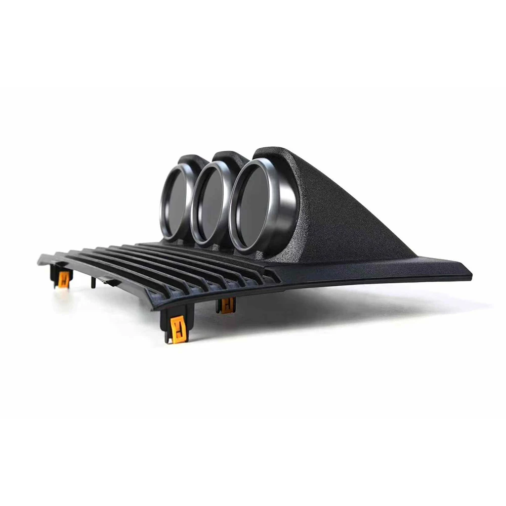 

Center Triple Meter for Ford Mustang 2015-2023 Center Triplex Table Full LCD Display Dials Adjustable Color Stock Interface