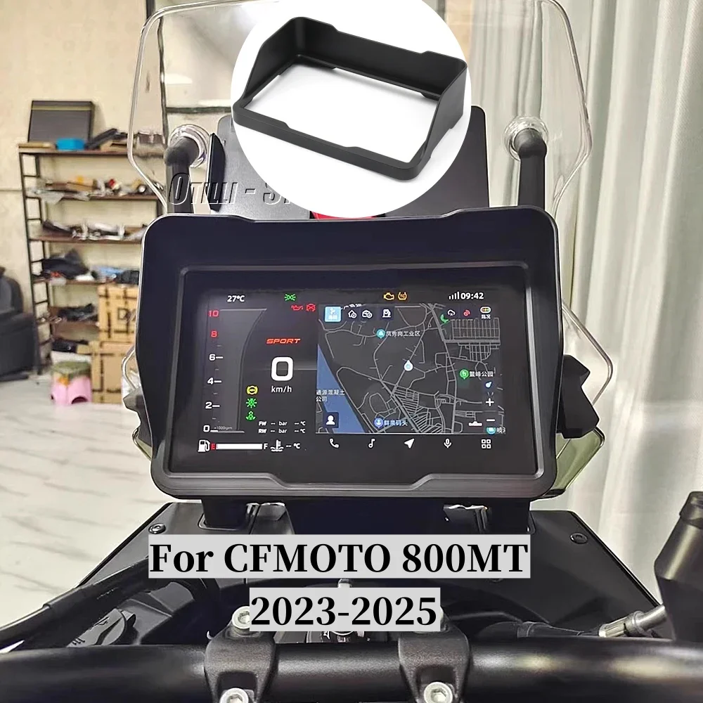 สำหรับ CFMOTO 800 MT 800MT Explore 2024 ฝาครอบหน้าปัดมาตรวัดความเร็ว แผ่นบังแดดหน้าจอ ป้องกันแผงหน้าปัด