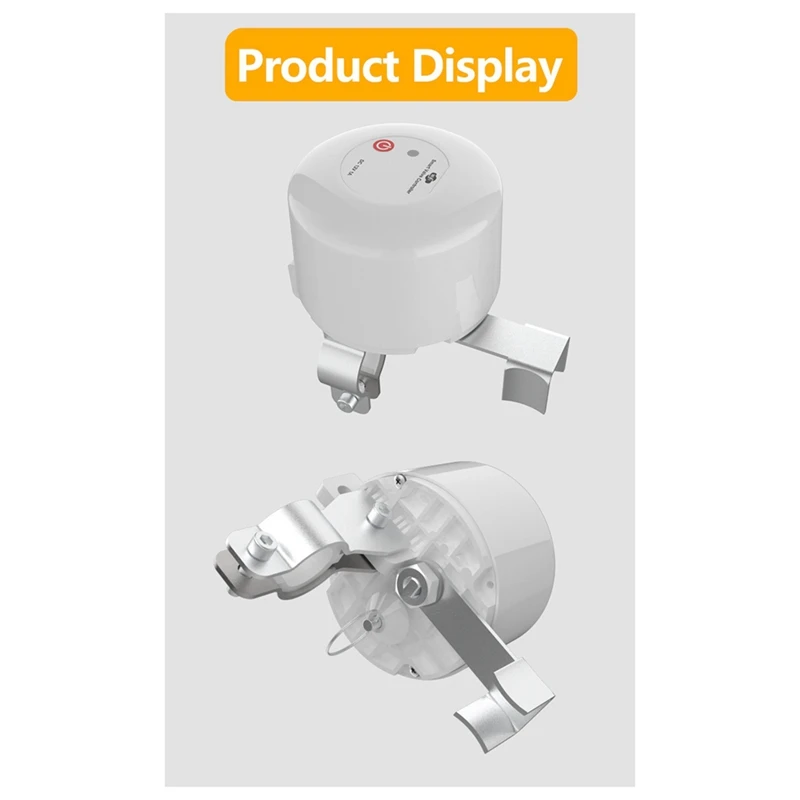 Tuya Smart Wifi Smart Valve Manipulator Gas Adjustable Water Valve Leak Controller Supports Alexa EU-Plug