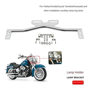 Braket Lampu Kabut Tambahan Sepeda Motor untuk Harley Cruise Putra Mahkota Honda Suzuki Yamaha Dudukan Lampu Sein Spot Sepeda Motor Harley 8 penjualan terbaik boeing 737 800 - №