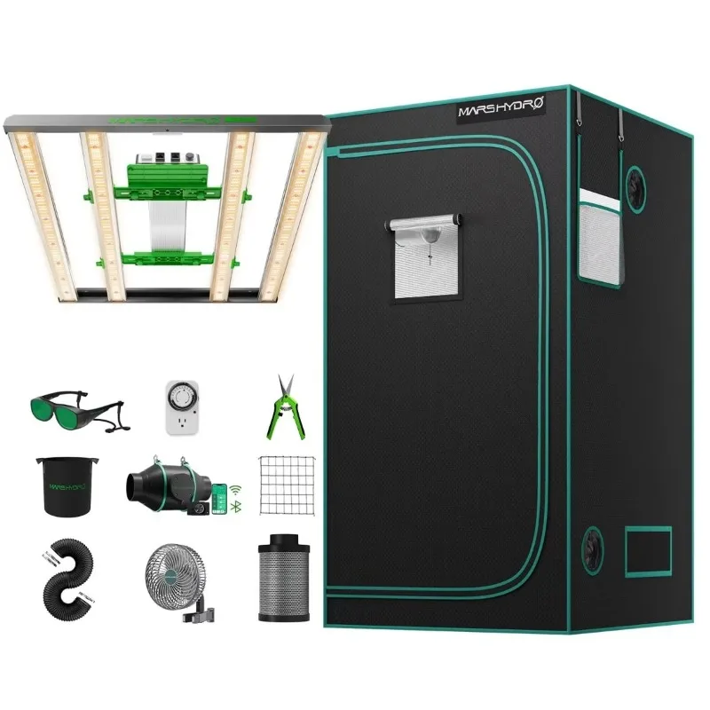

300W FC3000 Light Emitting Diode Grow Light Smart Fan and Filter Full Complete Grow Tent Kit