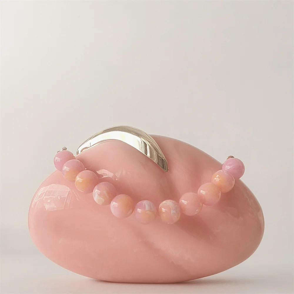 

Цветочная розовая акриловая женская банкетная сумка Элегантная свадебная вечеринка и банкетная сумка и кошелек на одно плечо Вечерняя пляжная сумка с крестом