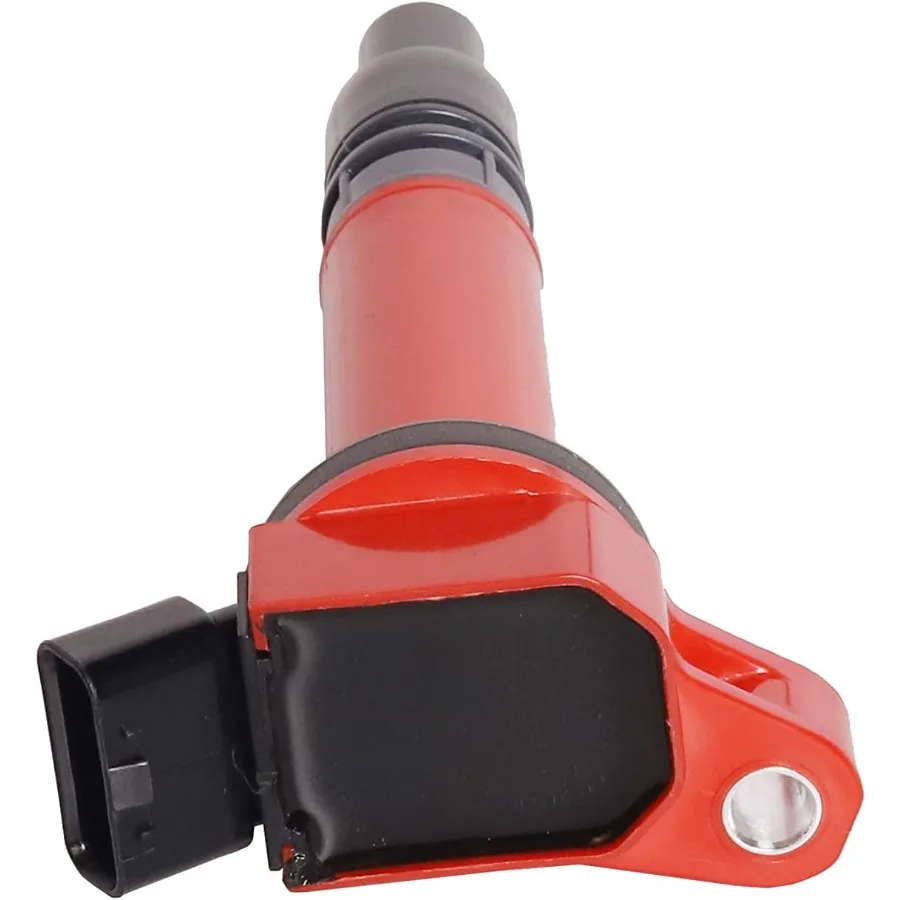 حزمة من 8 ملفات تشغيل محرك UF507 حمراء متوافقة مع محركات 4.6 لتر و5.7 لتر V8 لسيارة Toyota Sequoia Tundra Land Cruiser GX460 LS460 #4