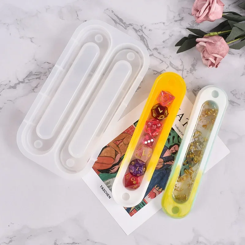 Dice Seven Piece Set Storage Silicone Mould Diy Crystal Drip Plaster Aromatherapy Jewellery Storage Box Mold 3d Silicone Molds