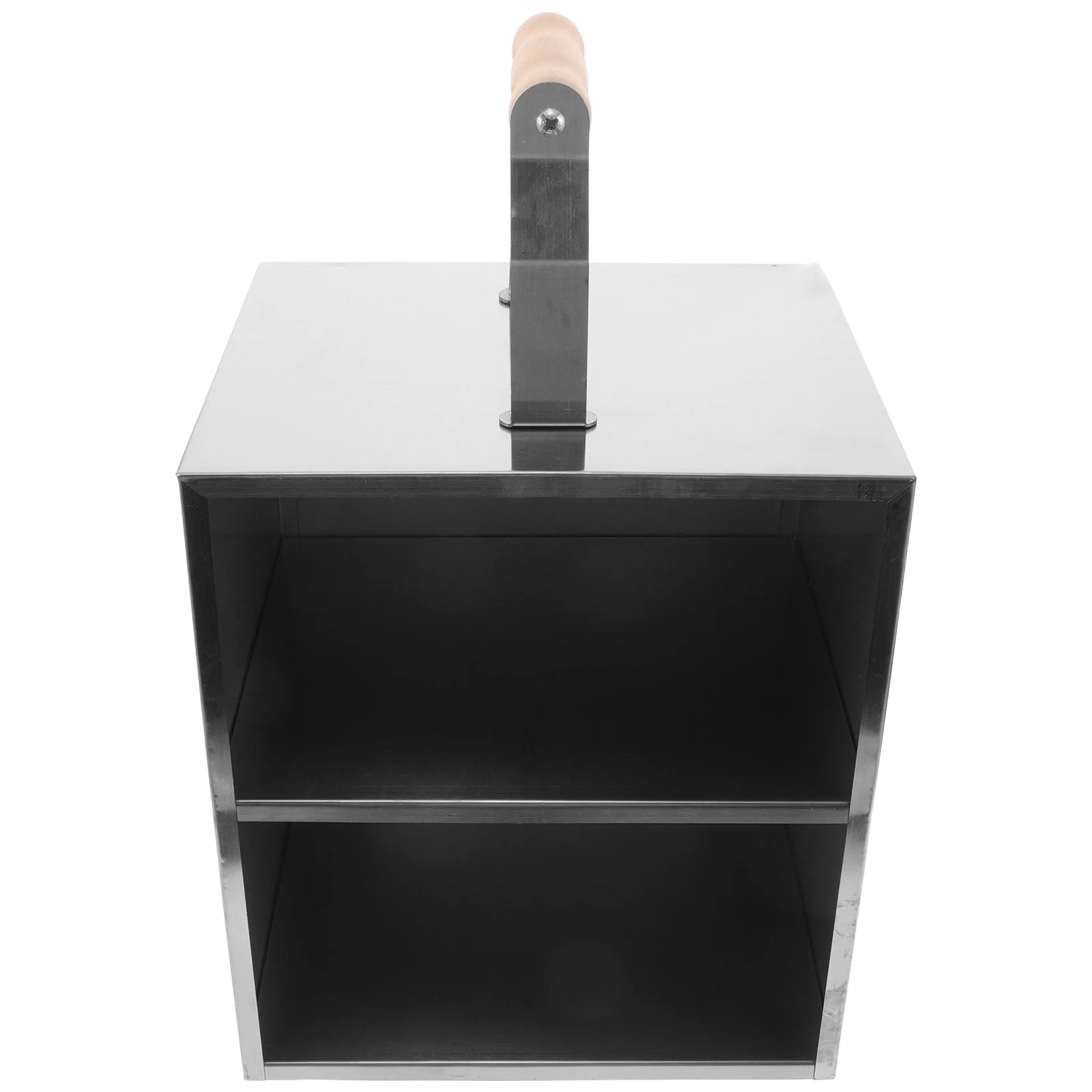 

Portable Charcoal Carrier Box Ergonomic Handle Large Capacity Windproof Heat Resistant Storage Container for Outdoor Bbq Camping