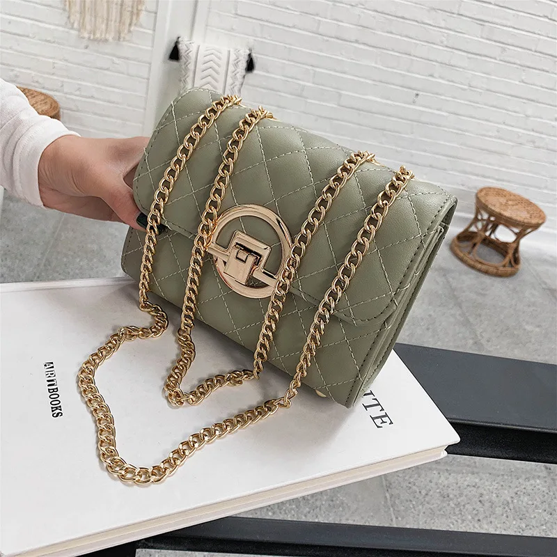 Women's Portable Shoulder Bag Girl Cross-body Purse Purse New Chain Bag Single Shoulder Bag Women's Purse