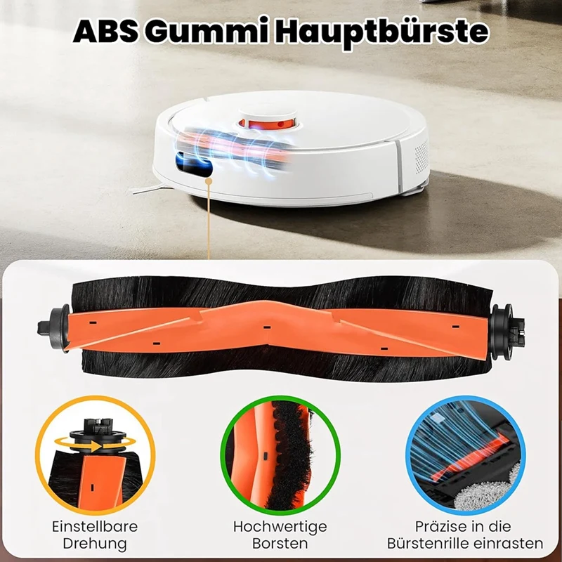 A86I-untuk Xiaomi S20 Robot Penyedot Debu Suku Cadang Pengganti Sikat Sisi Utama Aksesori Kain Pel Filter Hepa