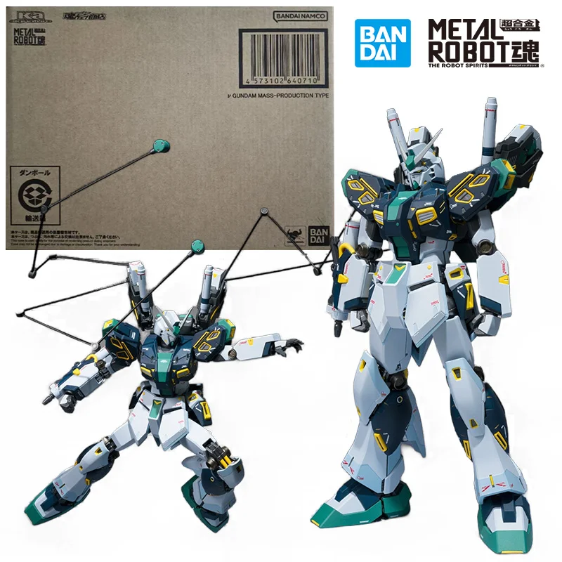 Bandai Metal Robot Spirits Ka Signature V Gundam Massaproductie Type Anime Originele Actiefiguurmodel Speelgoed Geschenkcollectie