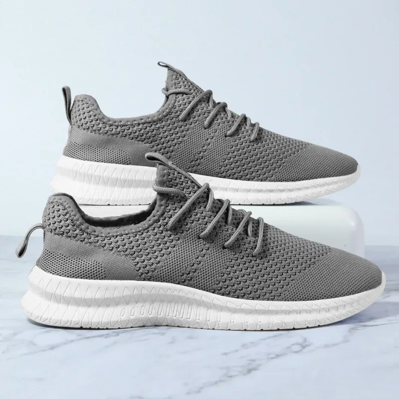 Damyuan-Chaussures de sport légères en maille respirante pour hommes, chaussures de tennis décontractées, chaussures de tennis pour hommes, chaussures de course à lacets, mocassins de luxe