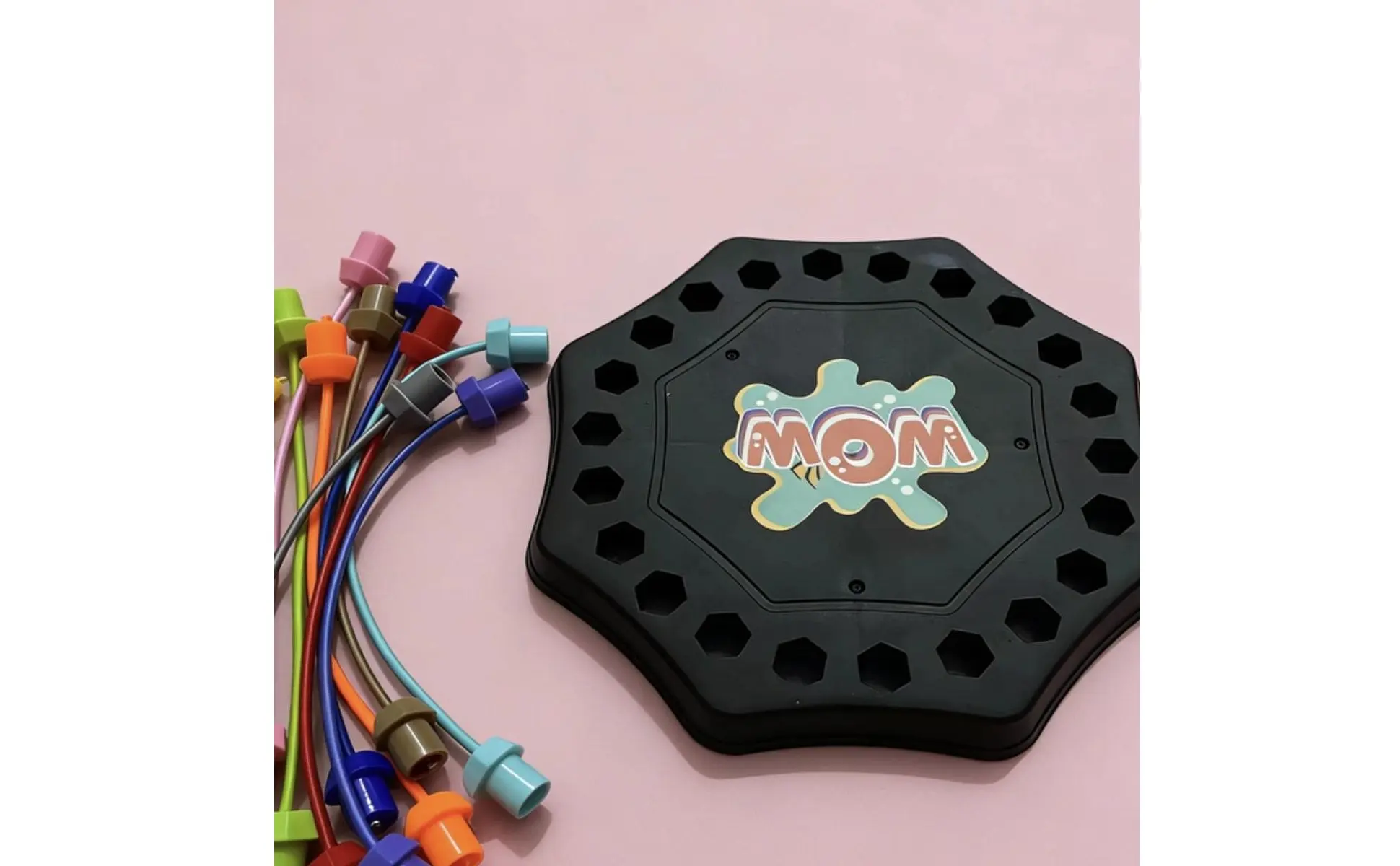 Rope Untangling Game Sturdy Elastic Cords String Untangling Test String Brain Teaser Board Interactive Play for Classroom, Party