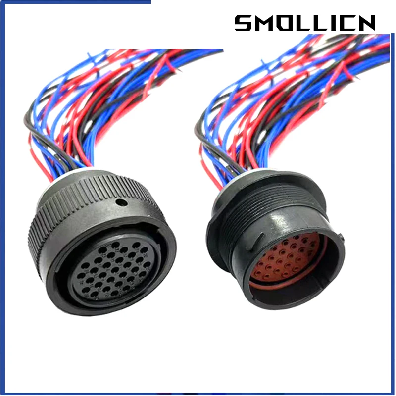 

1/5 Sets 31 Pin HDP26-24-31SE HDP24-24-31PE DEUTSCH Automotive Circular Aviation Plug Waterproof Male Female Connector Wire 20cm