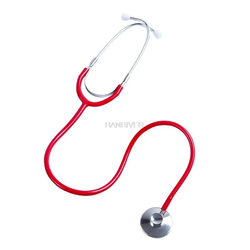 1PC Stethoscope Aid Single Side EMT Clinical Stethoscope Portable Medical Auscultation Stethoscope Equipment Medical Tool