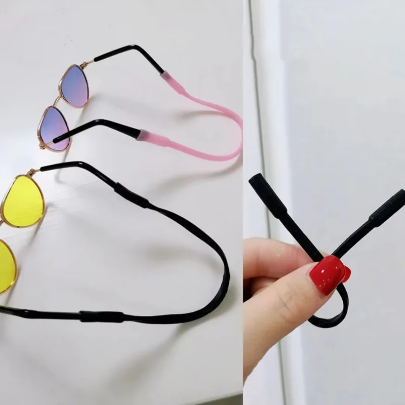 1/3/6pcs Pet Products Anti-Slip Glasses Rope Straps Silicone Sunglasses Chain Holder Lanyard for Small Dog Cat Pet Accessories