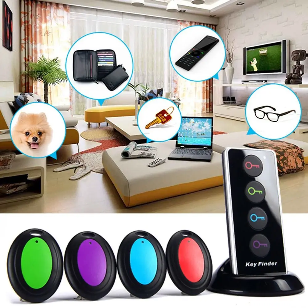 Smart Keys Searcher veicolo domestico Lost Tracker allarme Anti-smarrimento Mini dispositivo di localizzazione Tag Anti-smarrimento Wireless Key Finder