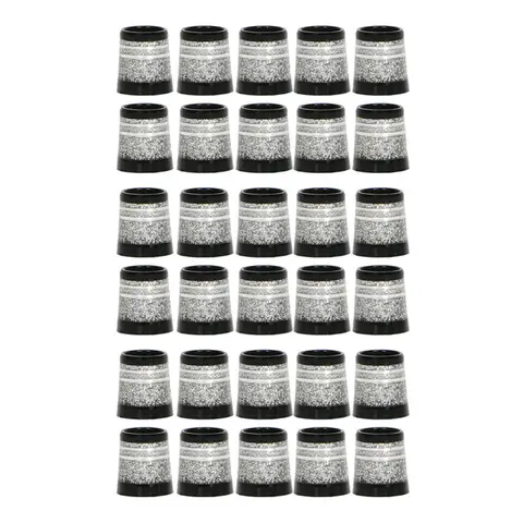 BAAU 30Pcs 골프 페럴 팁 크기 0.370 골프 아이언 용 골프 슬리브 페럴 고품질 클럽 샤프트 액세서리 실버