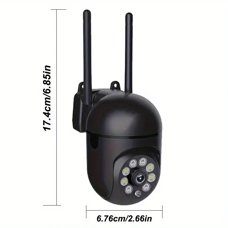 High definition WIFI monitoring camera - panoramic 355 degree intercom, crystal clear night vision, indoor camera