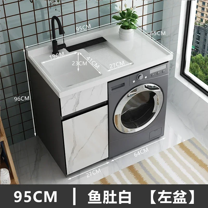 Y1 with Washboard Integrated Drum Sink Sink Partner Corner Cutting Wash Inter-Platform Basin