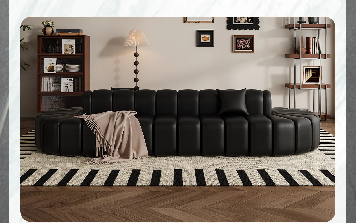 Outdoor Furniture Loveseat - Couch Leather Outdoor Sofa Luxury Modern