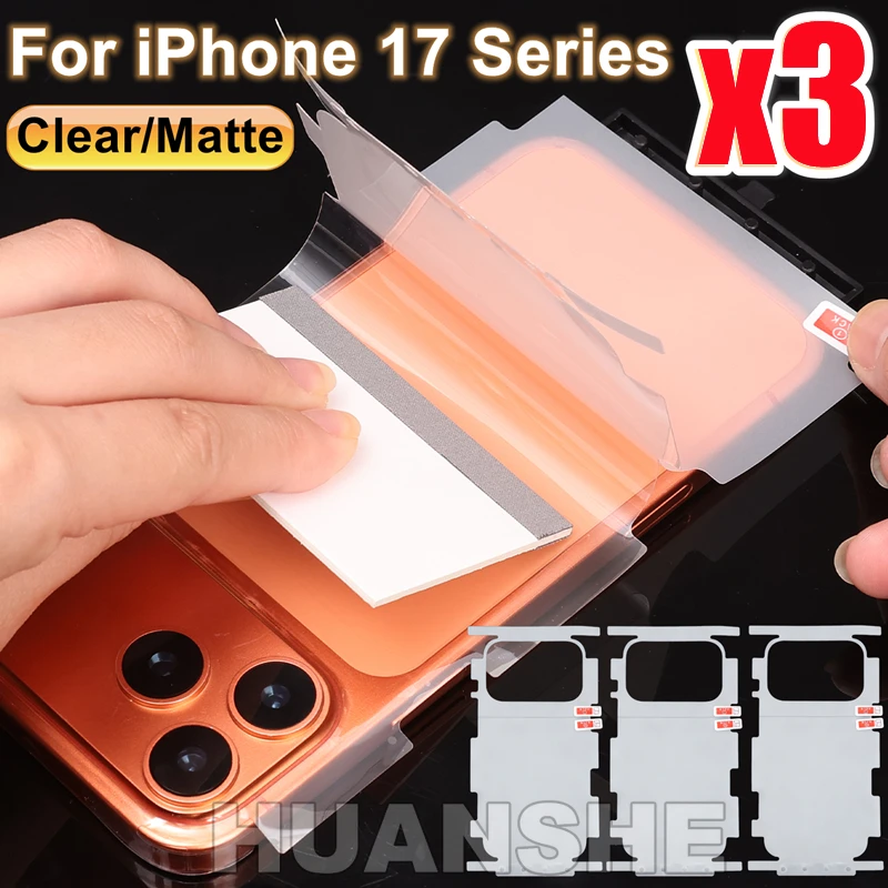 

HD Side Frame Back Full Cover Border Hydrogel Protective Film for iPhone 17 Pro Max 17 Pro 17 Air