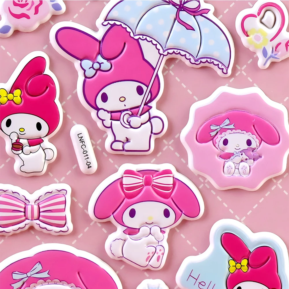 4 個サンリオマイメロディ 3D バブルステッカー装飾デカールおもちゃかわいい報酬ふっくらステッカー文具用品