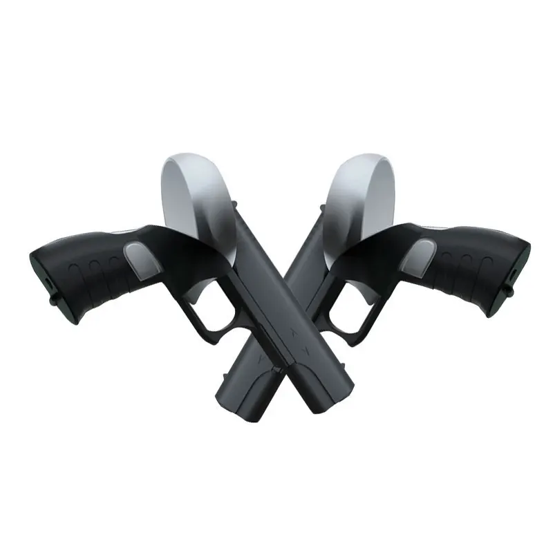 Vr jogo butt colocar dois-pacote tiro arma estoque acessórios do jogo para oculus quest2 vr gamepad controlador